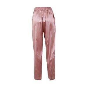 GIANLUCA CAPANNOLO Women's Wide Leg Satin Pants Women PINK & PURPLE